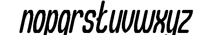 Different Logic Italic Font LOWERCASE