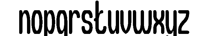 Different Logic Font LOWERCASE