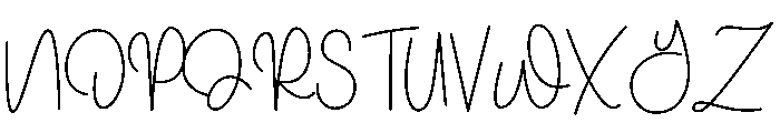 Difficulty Font UPPERCASE