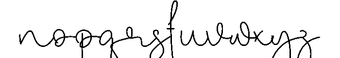 Digicam Font LOWERCASE