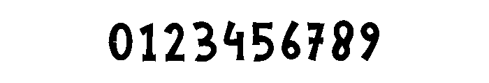 Digital Birthday Font OTHER CHARS