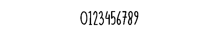 Digital Bookmark Font OTHER CHARS