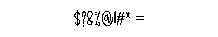 Digital Bookmark Font OTHER CHARS