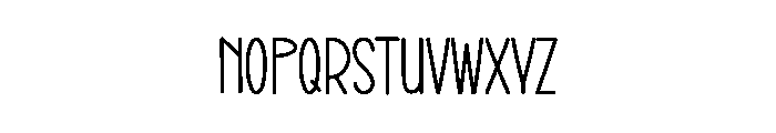 Digital Bookmark Font UPPERCASE