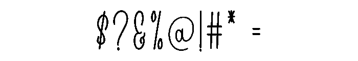 Digital Business Font OTHER CHARS