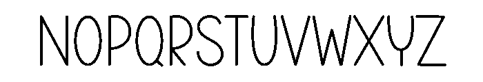 Digital Business Font UPPERCASE