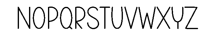Digital Business Font LOWERCASE