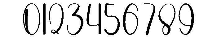 Digital Calligraphy Font OTHER CHARS