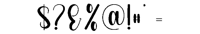 Digital Christmas Font OTHER CHARS