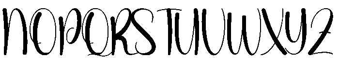 Digital Christmas Font UPPERCASE