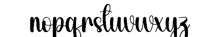 Digital Christmas Font LOWERCASE