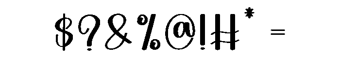 Digital Easter Font OTHER CHARS