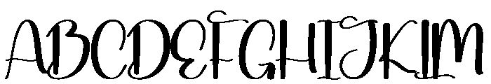Digital Easter Font UPPERCASE