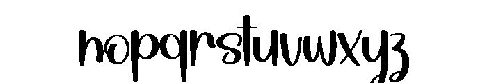 Digital Easter Font LOWERCASE