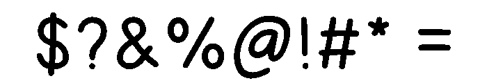 Digital Loves Font OTHER CHARS