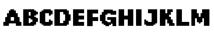Digital Match Sans One Font UPPERCASE