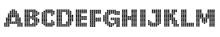 Digital Match Sans Three Font UPPERCASE