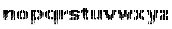 Digital Match Sans Three Font LOWERCASE