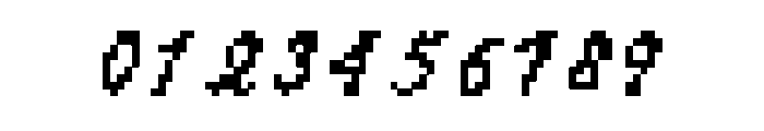 Digital Match Script One Font OTHER CHARS