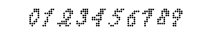 Digital Match Script Threee Font OTHER CHARS