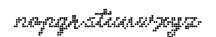 Digital Match Script Two Font LOWERCASE