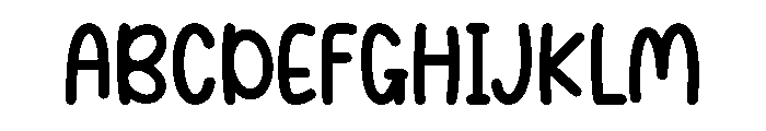 Digital Memories Font UPPERCASE