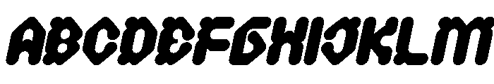 Digital Monkey Bold Italic Font UPPERCASE