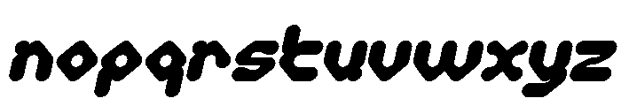 Digital Monkey Bold Italic Font LOWERCASE