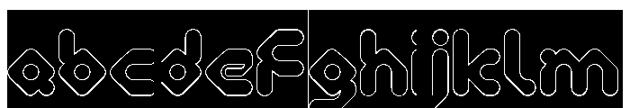 Digital Monkey-Hollow-Inverse FONT