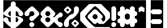 Digital Monkey-Inverse Font OTHER CHARS
