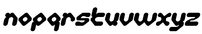 Digital Monkey Italic Font LOWERCASE
