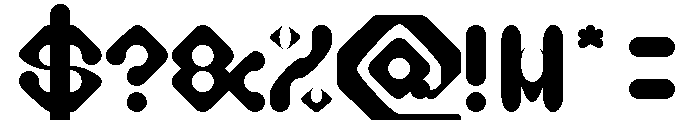 Digital Monkey-Light Font OTHER CHARS