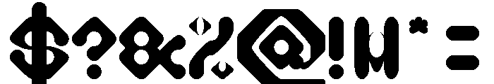 Digital Monkey Font OTHER CHARS