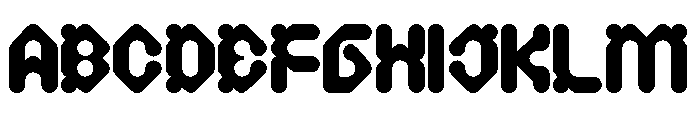 Digital Monkey Font UPPERCASE