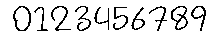 Digital Paperback Font OTHER CHARS