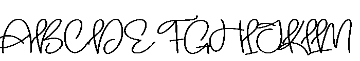 Digital Paperback Font UPPERCASE