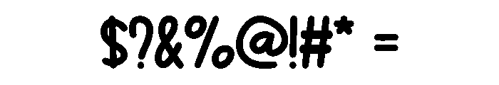 Digital Pillow Regular Font OTHER CHARS