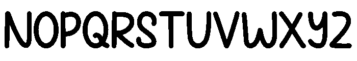 Digital Pillow Regular Font LOWERCASE