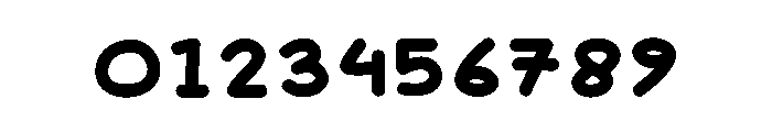 Digital School Font OTHER CHARS