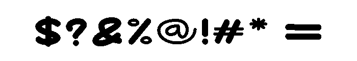 Digital School Font OTHER CHARS