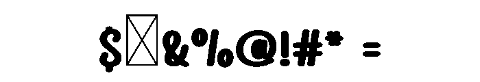 Digital Starlight Font OTHER CHARS