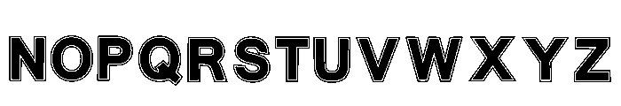 Digital Varsity Regular Font LOWERCASE