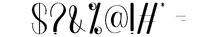 Digital Volleyball Font OTHER CHARS