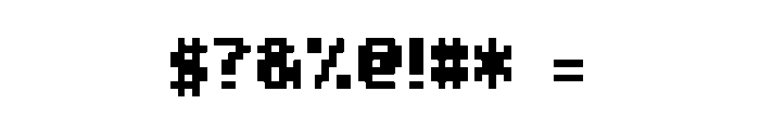 Digital808 Font OTHER CHARS