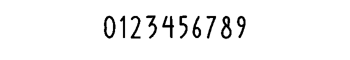 Digitalist Font OTHER CHARS