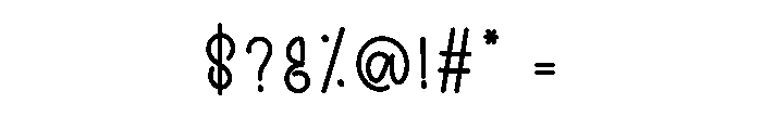 Digitalist Font OTHER CHARS