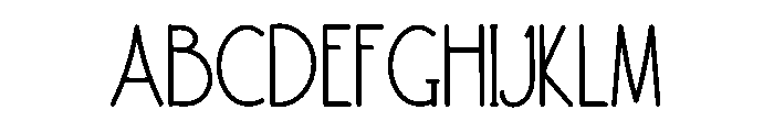 Digitalist Font UPPERCASE