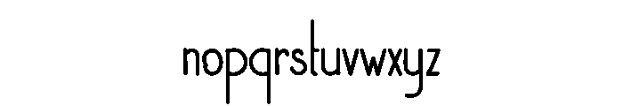 Digitalist Font LOWERCASE