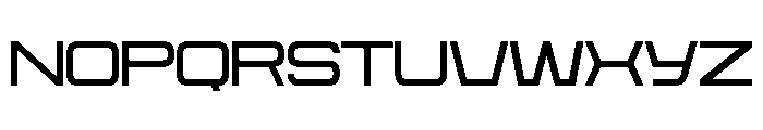Digitalize Regular Font UPPERCASE
