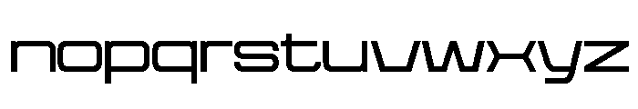 Digitalize Regular Font LOWERCASE